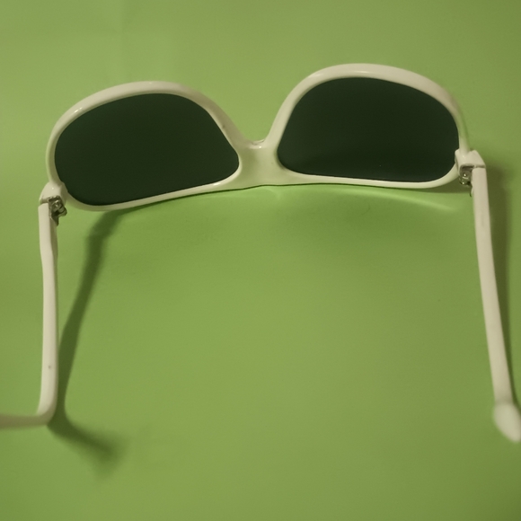 VTG LEISURE TIME SPORT USA COOL GUY MIRRORED LENSE SUNGLASSES IN WHITE - Picture 7 of 9